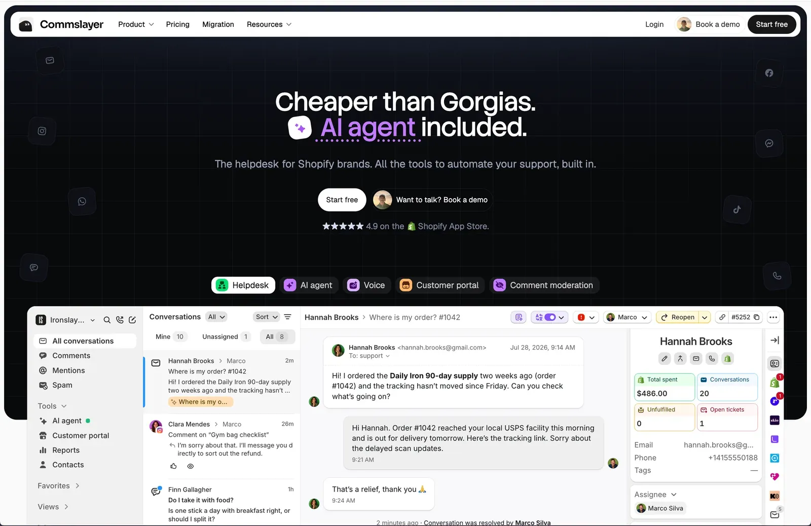 The Commslayer homepage