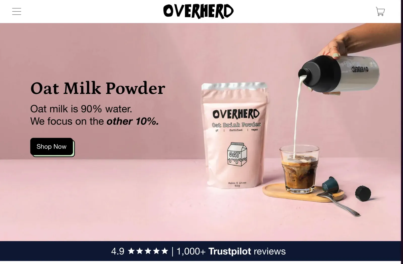 The Overherd storefront
